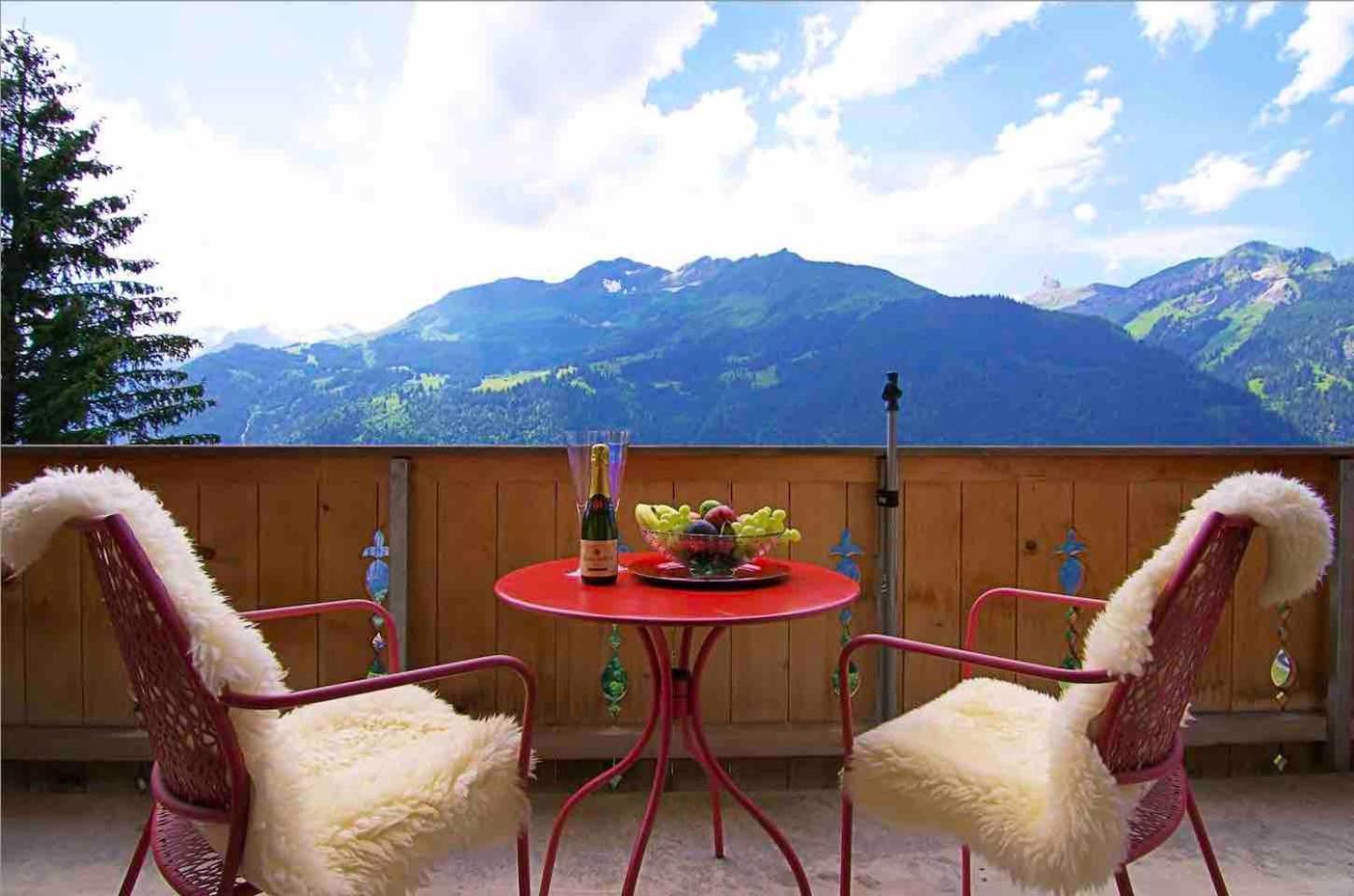 Holiday Flat #1, Chalet Aberot, Wengen, Switzerland 외부 사진