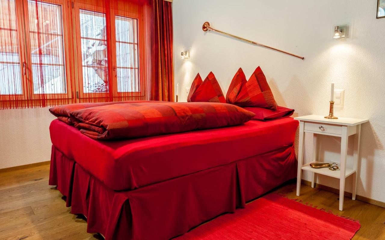 Holiday Flat #1, Chalet Aberot, Wengen, Switzerland 외부 사진