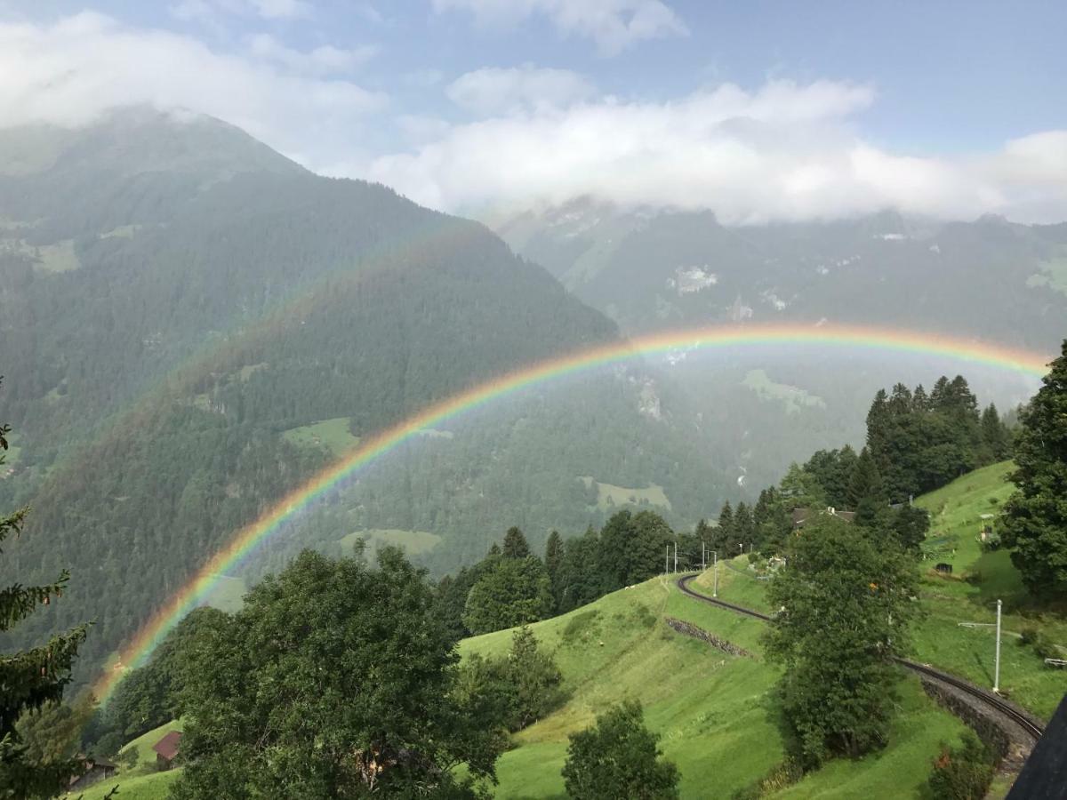 Holiday Flat #1, Chalet Aberot, Wengen, Switzerland 외부 사진